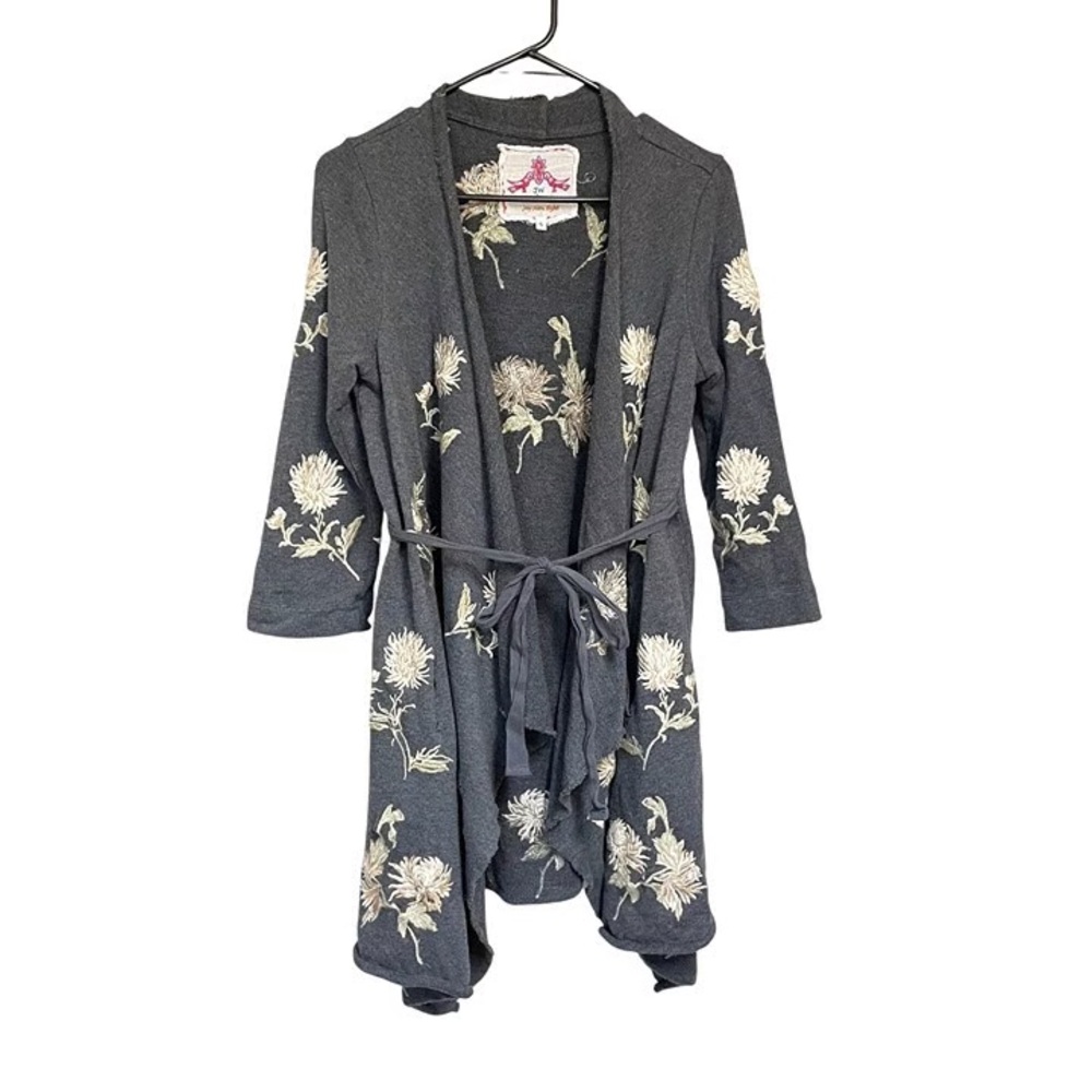 Johnny Was Margarit Embroidered Wrap Cardigan Size XXL